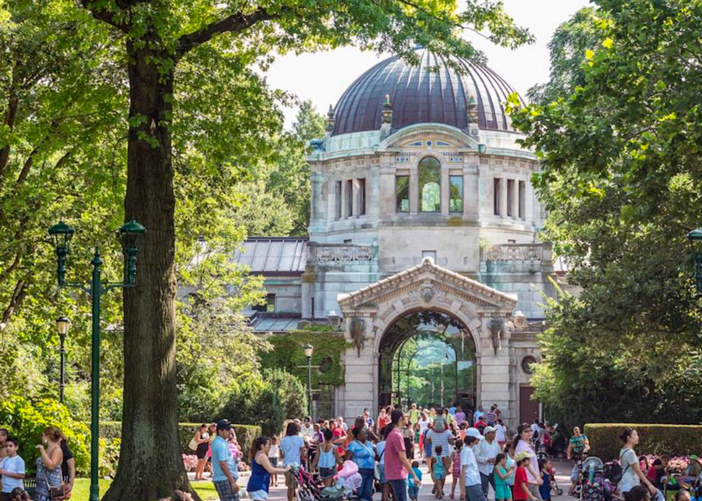 Entrance gate of the Bronx Zoo
